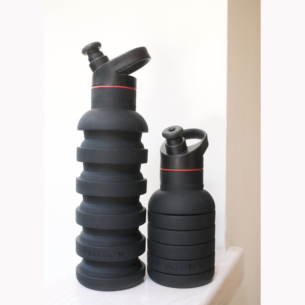 Set of TWO Peloton Collapsible Water Bottles
